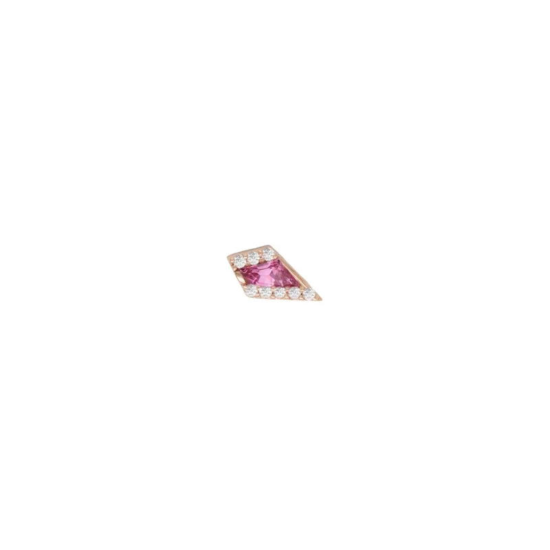 Eminence Threadless End with Pink Tourmaline