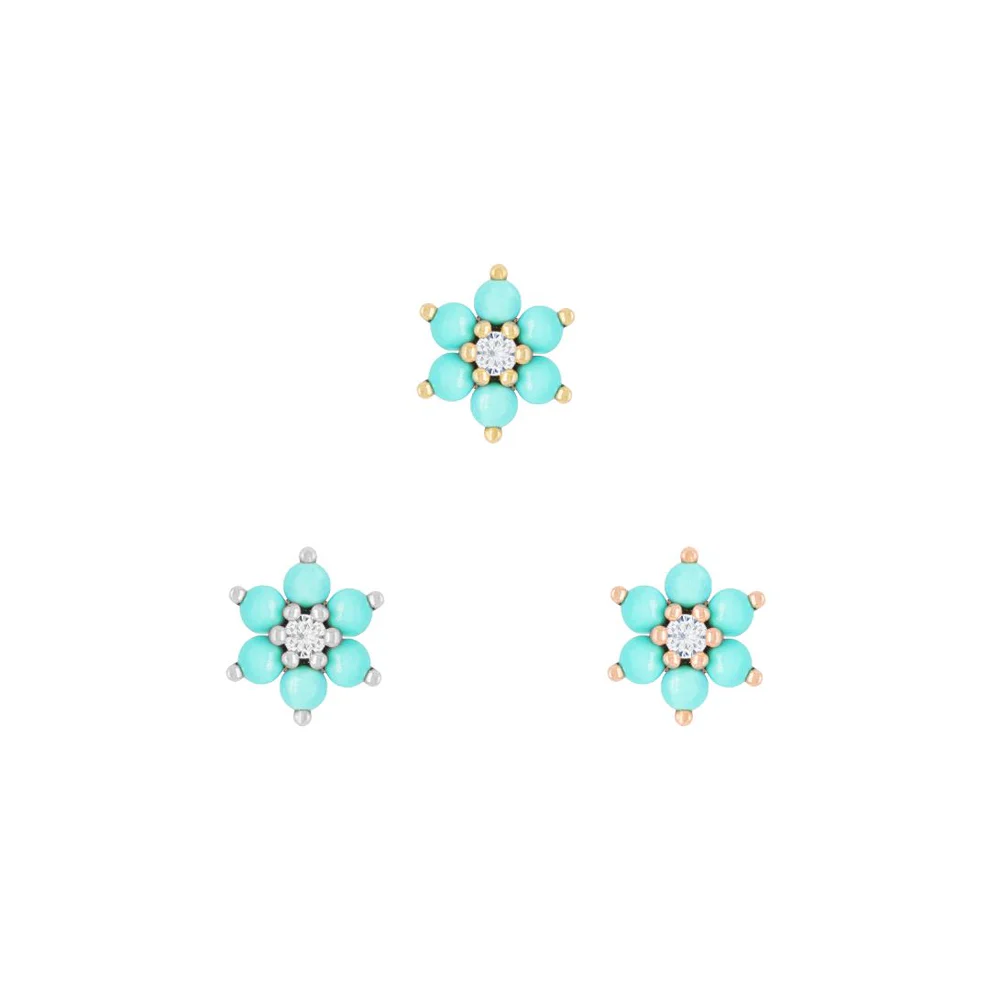 Cultivate Threadless End with Turquoise