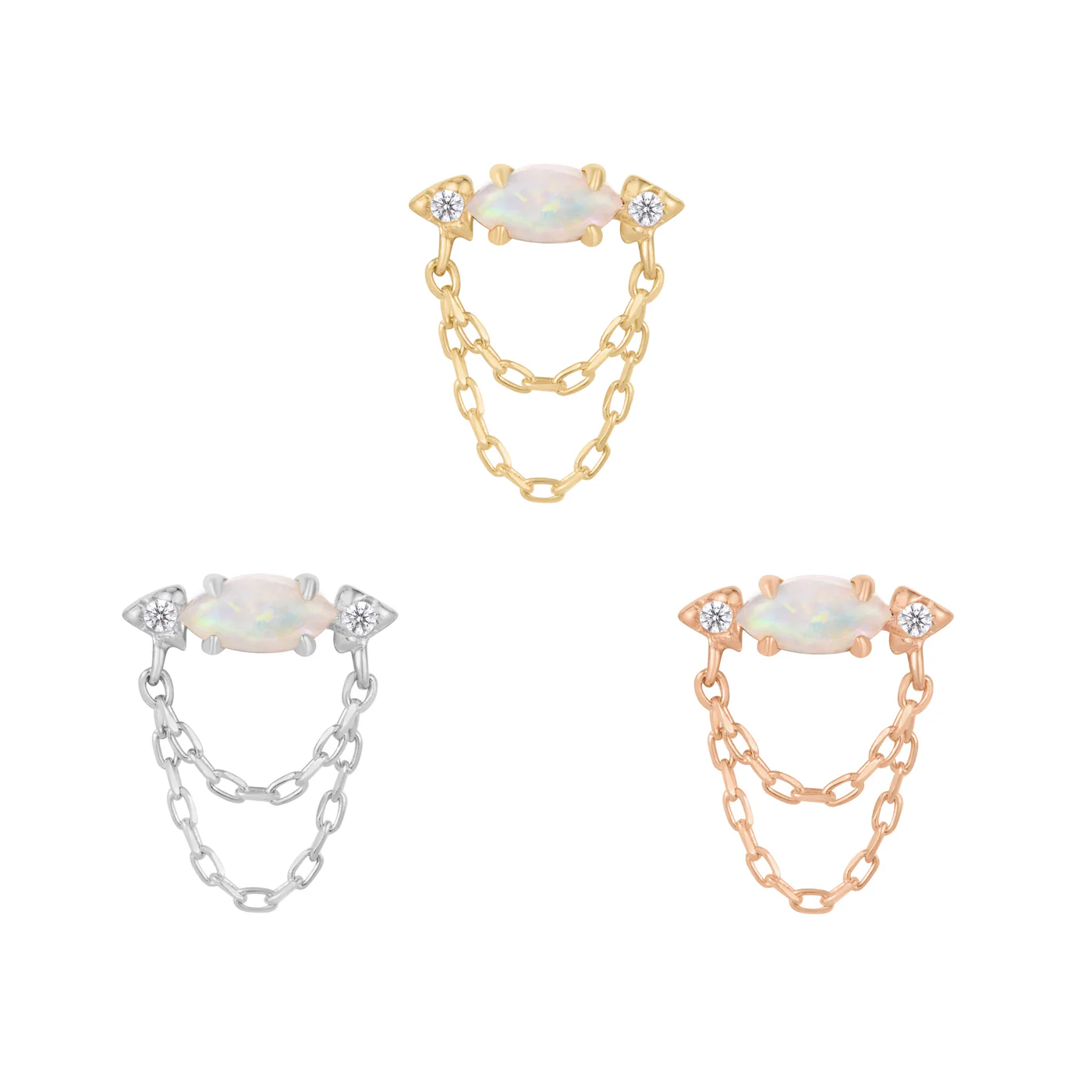 Limitless Threadless End with Opal