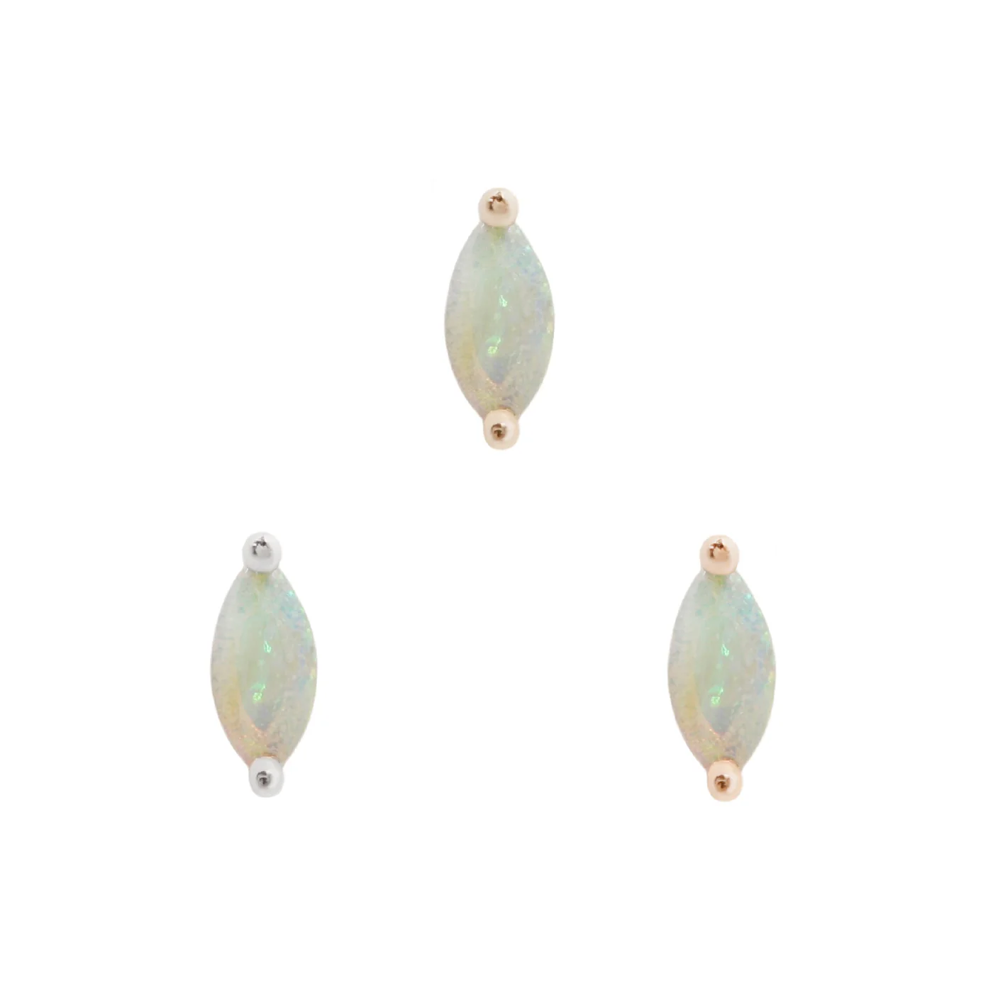 Zuri Threadless End with Opal