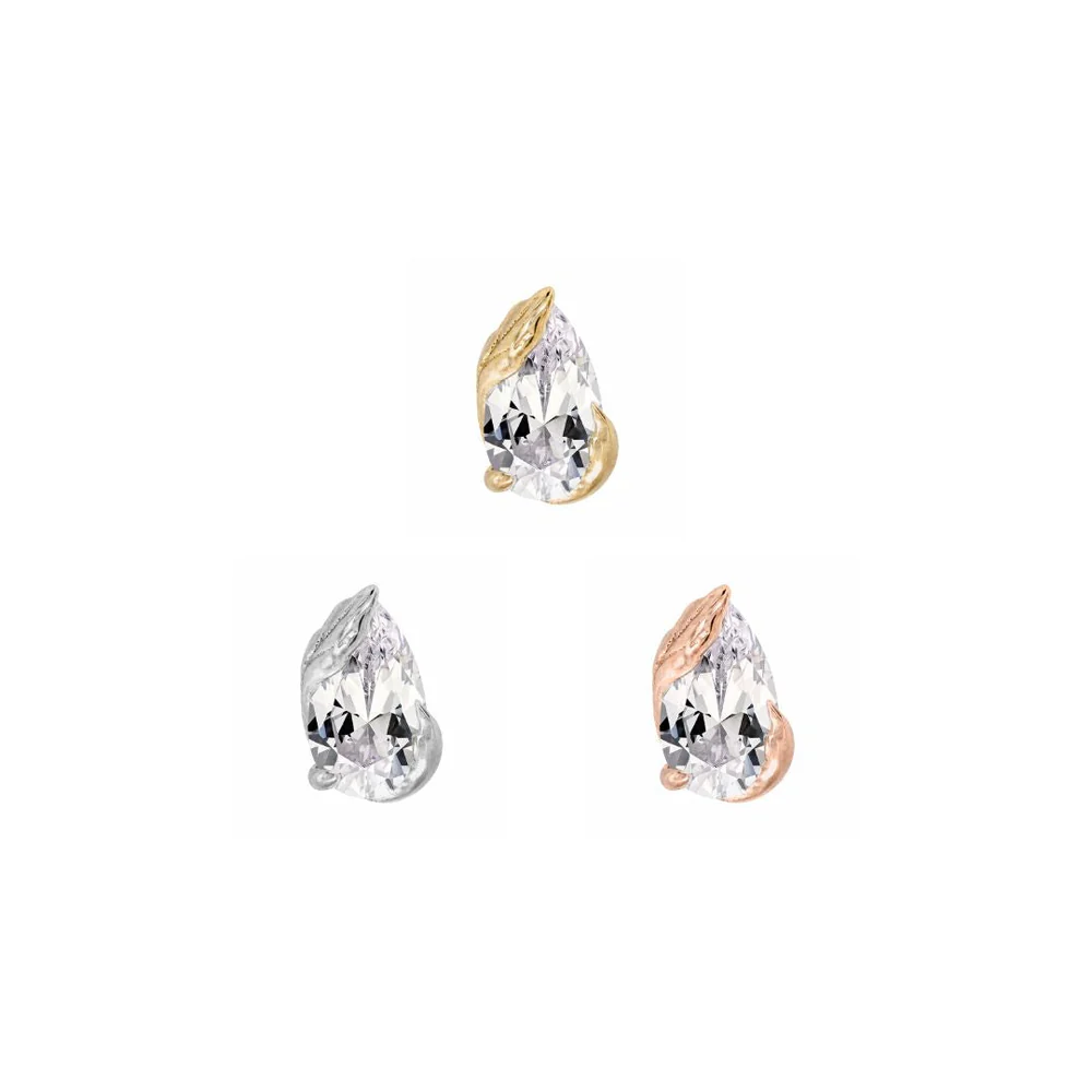 Occasion Threadless End with CZ