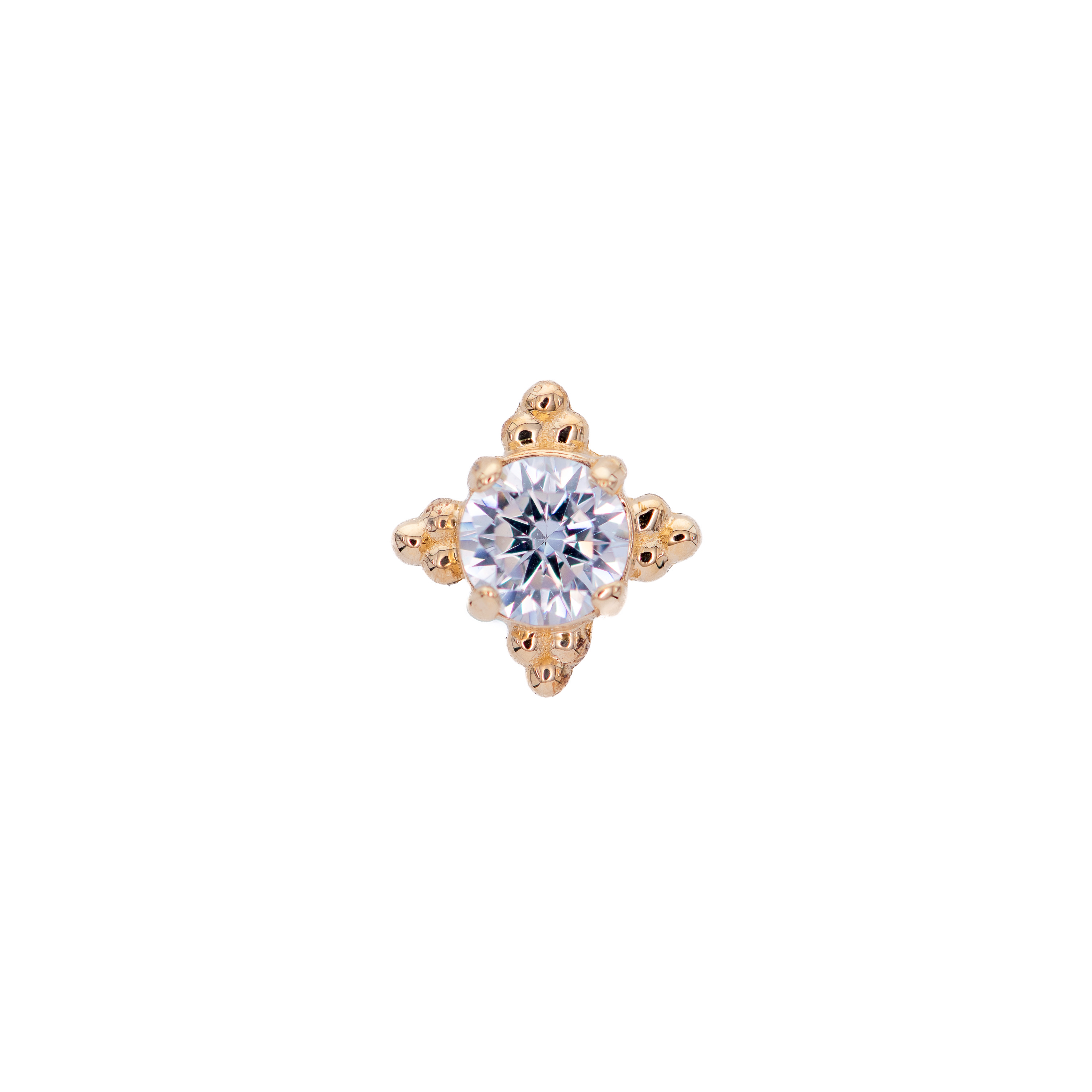 Anatometal Zia - Faceted CZ