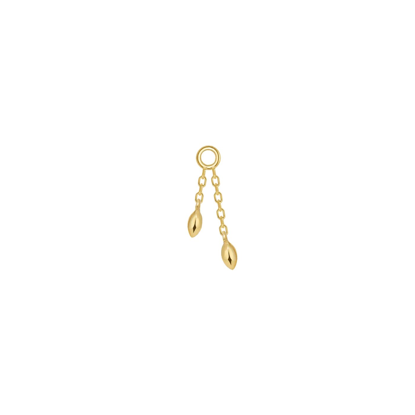Marquise Bead Drop Charm