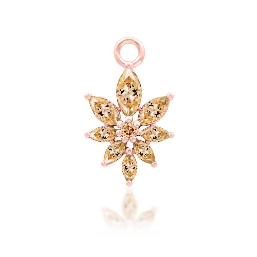 Bailey Champagne - Junipurr Jewelry 14ct solid gold (14k) charm